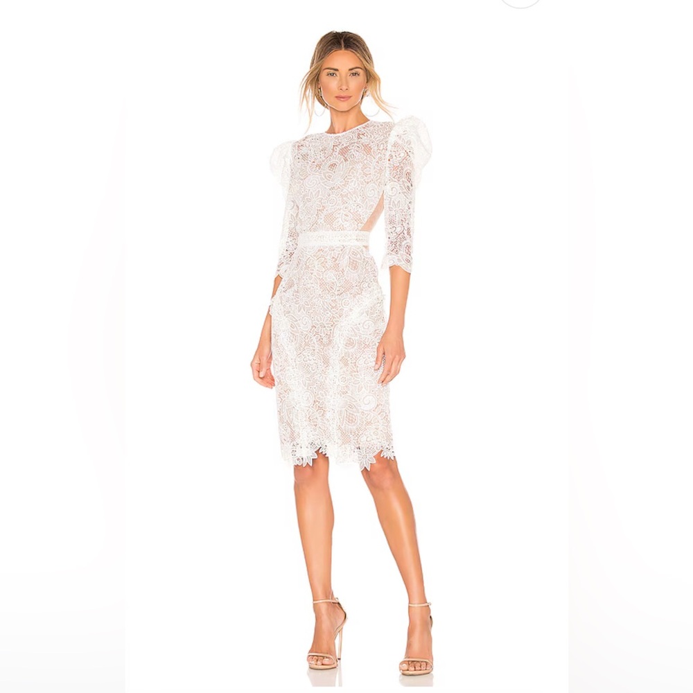 BRONX & BANCO White Lace Dress Size S
NWOT